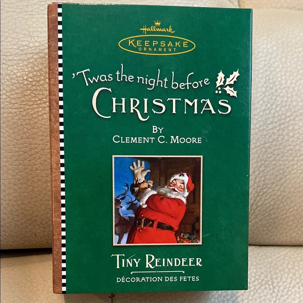 Hallmark Keepsake Ornament - Tiny Reindeer Green Edition - Volume 3
